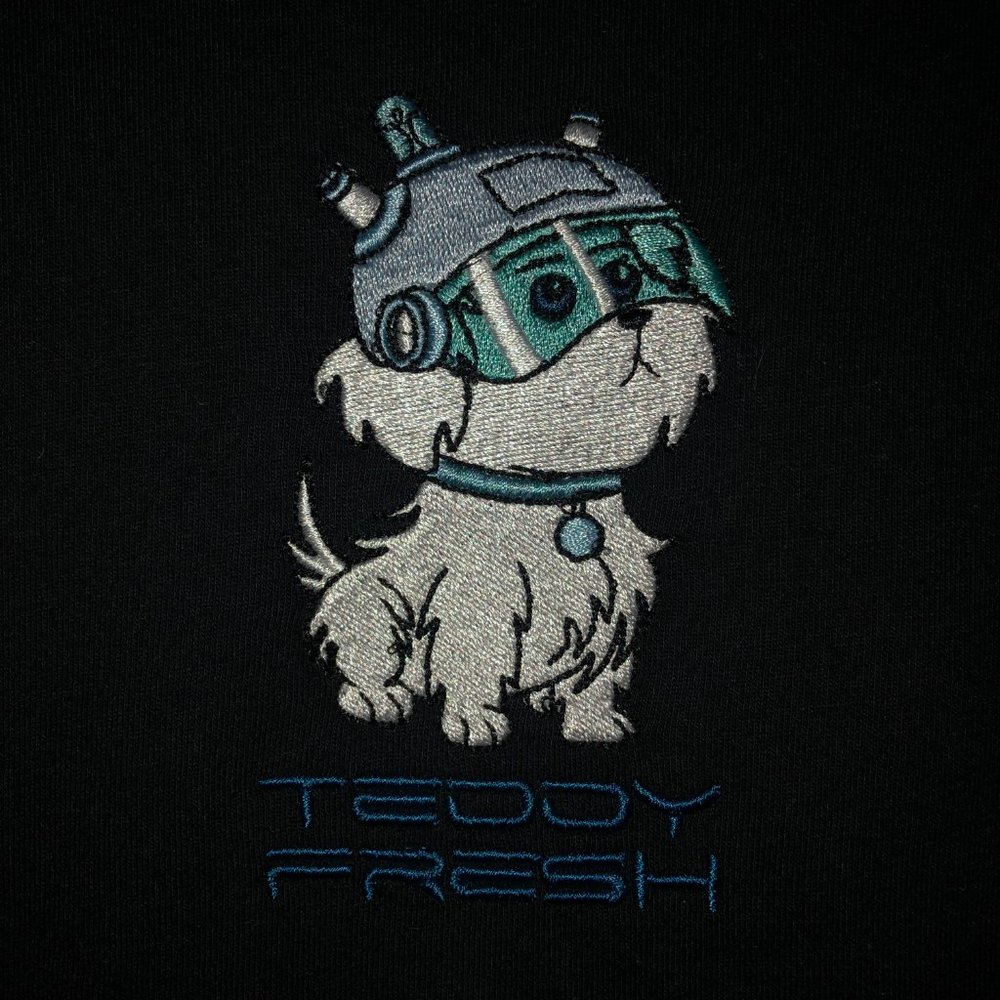 Teddy Fresh x Rick & Morty Embroidered Tee - Unisex Size S